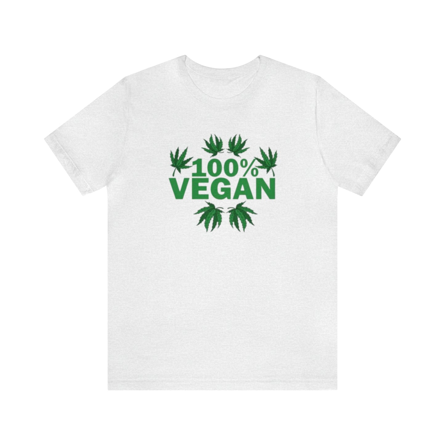 100% VEGAN: Unisex Jersey Short Sleeve Tee