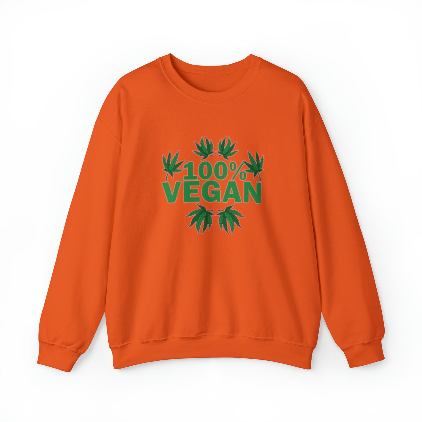 100% VEGAN: Unisex Heavy Blend™ Crewneck Sweatshirt