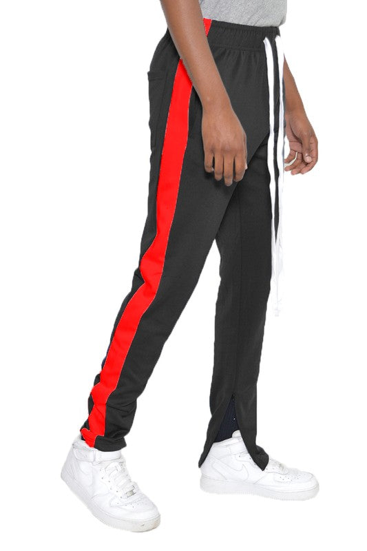 SLIM STRIPE DESIGN TRACK PANT JOGGERS